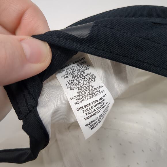 Nike Featherlight Strapback Hat White One Size Adjustable Swoosh Dri-Fit - Picture 10 of 10